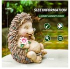 Hedgehog 4    Figurine Resin Miniature Animal Sculpture Ornament Garden Home Decor