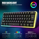 60  Wireless Gaming Keyboard And Mouse Combo  2500mah Rechargeable Battery  U   