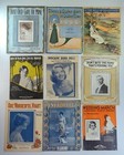 Lot Of Antique Sheet Music Estate Find 17 Piece Piano Antique Early 1900 - 1950s