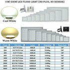 500w 300w 200w 150w 100w 50w 30w 20w 10w Led Flood Light Outdoor Lamp Spotlight