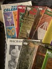 Vintage Macrame Magazines Booklets Lot Of 15