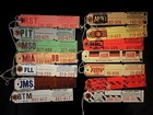 Northwest Orient Airlines Vintage 1970s Unused Airline Bag Tags 14 Unique Cities