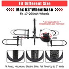 180lb Heavy Duty 2-bike Hitch Mount Carrier Platform Rack Truck Suv 2   Receiver
