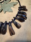 Buffalo Tooth Necklace Native American Made Mountain Man Rendezvous Bison Teeth