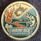 Ibew Local 317 Challenge Coin Huntington West Virginia Wildlife