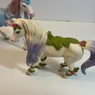 2 Schleich Bayala Unicorn Pegasus Figure Fantasy Horses Blossom   Princess