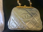 Chanel Vintage Kiss Lock Chain Shoulder Bag