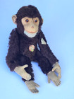 Steiff Jocko Monkey Chimpanzee Mohair Plush Button In Ear Tag 1947-1953 Vintage