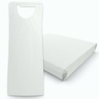 Absorbent Tissue Front Disposable Adult Bibs Fluid Resistant Poly 16  X 33  
