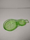 Extremely Rare Unique Ash Tray And Match Holder Uranium Glass
