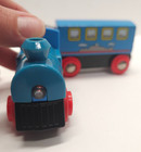 Brio World Railway Battery Powered Motorized Train Passenger Coach Works Blue
