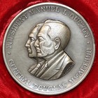 1942-1967 Manuel Quezon 25th Anniversary Commemorative Batan   Corregidor Medal