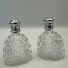 Glass Salt   Pepper Shakers  2 5   Vintage Set Of 2 Decorative Clear