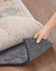 Non Slip Cushioned Rug Pad Gripper 8 X 10 Ft  Felt And Silicone Backing  1 4    