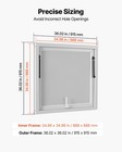 Vevor 36x36 In Concession Window Aluminum Alloy Frame Service Window Food Truck