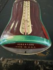 1950s 1960s Coca-cola Tin Bottle Thermometer Sign Robertson Usa Coke Advertising