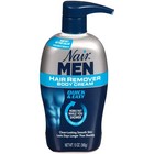 Nair Men s Hair Removal Cream  Body Hair Remover For Men  13 Oz Bottle