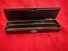 Antique Victorian German Wood Lacquer Box Mother Of Pearl Inlay Design