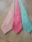 Lot Of 3 Vineyard Vines Youth Boys Necktie 100  Silk 51 x3 