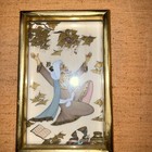 Artist Signed Antique Persian Holy Man Quran Grapes Miniature Painting Plaque