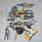 Indianapolis Motor Speedway Gray Short Sleeve Indy 500 2016 Tee T Shirt Adult Sm