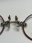 Antique 10k Gold Pince - Nez Pinch Nose Glasses Tortoise Edged In Case
