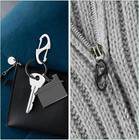 20 Pcs Aluminum Carabiner Clips 1 6 Inch Small Keychain Spring Snap Hooks