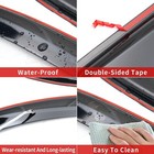  Side Window Visor Deflector Compatible With 2019-2024 Dodge Ram 1500 Crew Cab 