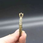 Antique Brass Round Cross Diamond Pestle Solid Pendant Antique Bronze Ware
