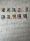 Ceylon Early Used On Service Overprint 1895-1900 Partial Set Of 10 Stamps