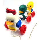 Vintage Tomy Quack Along Ducks Pull Toy As Seen In Baby Einstein No Sound