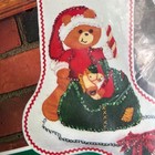 18  Bucilla  santa Bear  Bucilla Stocking Kit 82221  Felt Sequins
