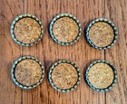 6 Zep Up Soda Pop Caps Unused Cork Lined Nos