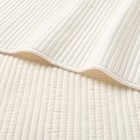 Full queen Ruched Velvet Quilt Ivory - Threshold