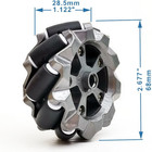 Diy Mecanum Wheel Robot Kit Parts 4wd Omnidirectional Wheels Chassis For Arduino