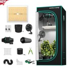 Mars Hydro Ts1000 Grow Light Complete Grow Tent Kits  W inline Fan Kits clipfan