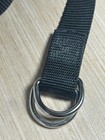 Lot Of 5 Heavy Duty Black Nylon D-ring Straps 54  X 1  Utility Tie Down Yoga Cam