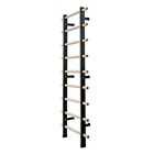 Dht Wood Stall Bar  Swedish Ladder Suspension Trainer With 9 Strategic Wa2