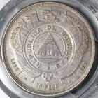1882 Pcgs Au 53 Honduras 1 Peso Rare 76k Standing Liberty Silver Coin  25042203c