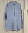 Polo Ralph Lauren Classic Fit Button Down Long Sleeve Shirt Light Blue Men s Xl