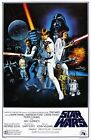 1977 Star Wars Episode Iv A New Hope Movie Poster 11x17 Darth Vader Luke     