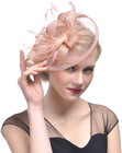 Large Fascinator Headband Aliceband Hat Weddings Ladies Day Races Uk Royal Ascot