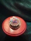 Artist Made Ooak Dollhouse Miniature Round Decorated Chocolate Cake 1 12 Scale