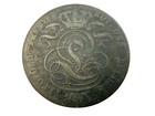 France  10 Centimes  1842  Brussels  Copper  Vf Coin