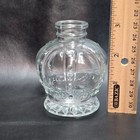 Vintage Style Small Clear Glass Apothecary Bottle 3  Jar Craft Potion Decor