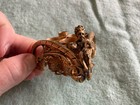 Vintage Lipstick Holder 3 Tube Gold Tone Filigree Cherub