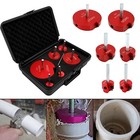 04529 For Pprk6 Plastic Pipe Fitting Reamer 6pc Kit Fit Into Standard 1 2 drills