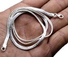 925 Sterling Silver Herringbone Link Chain Necklace 925 Silver Chain Unisex