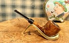Comoy   s Grand Slam Pipe - 495b - Pot Shape - Estate Tobacco Pipe