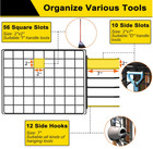 6 Tier Garden Tool Organizer  Garage Storage And Organization  Metal